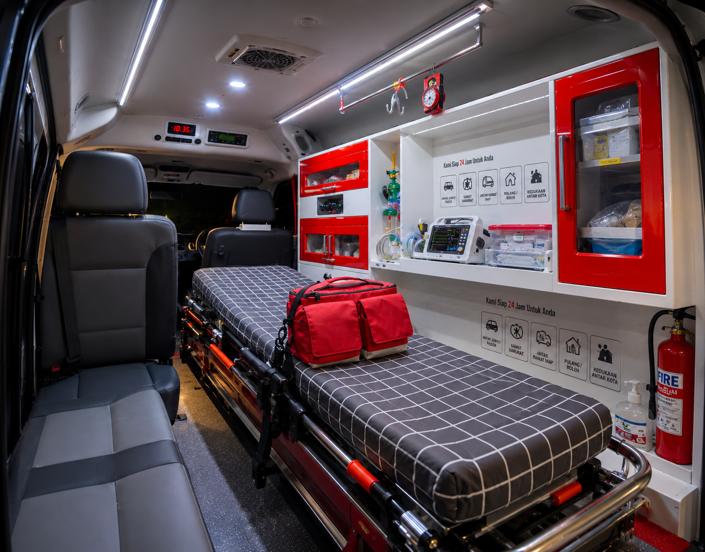 Interior Ambulans ICU